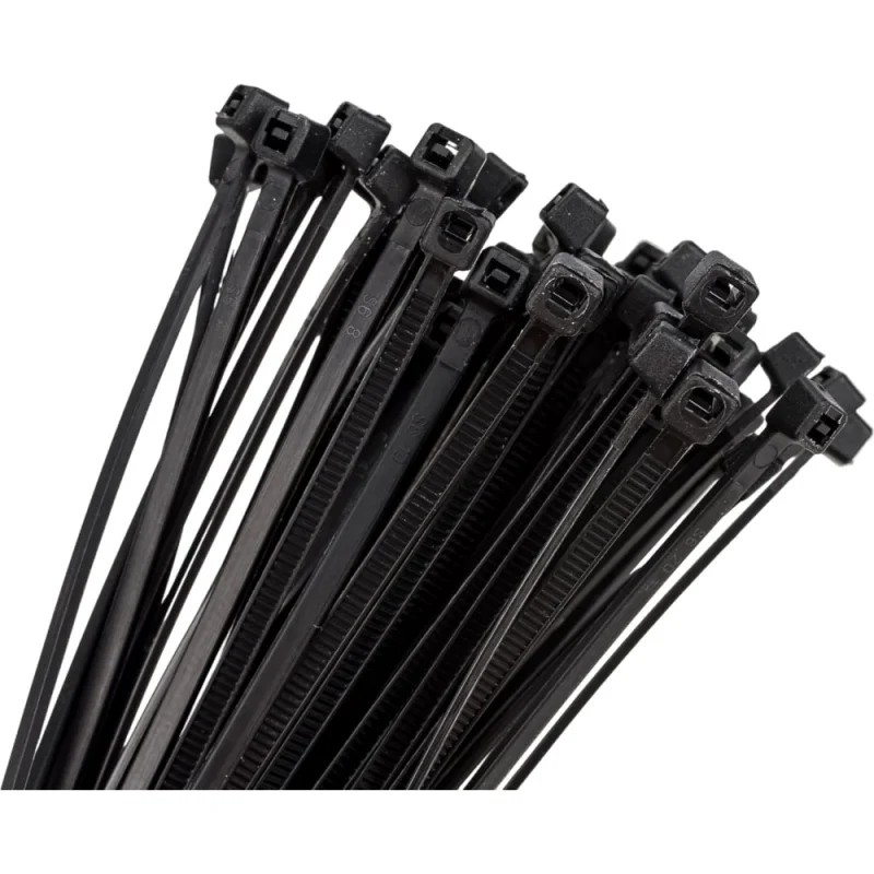 Хомут EKF 2.5х150 черный нейлон 100 шт. plc-cb-2.5x150