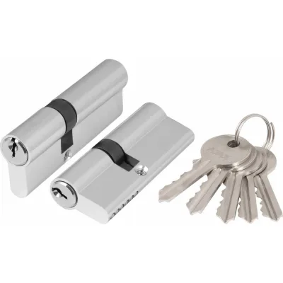 Цилиндровый механизм AJAX AX100/80 mm 35+10+35 CP хром 5 кл. 39837