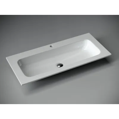 Накладной прямоугольный умывальник Ceramicanova Element 1010х457х137 мм CN7013