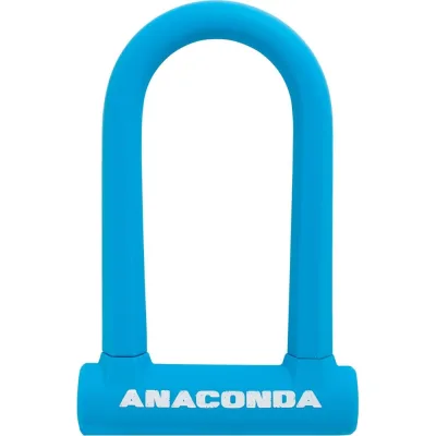 Навесной замок с креплением на раму Авангард ANACONDA Т608 BLUE силикон, всепогодный 14851