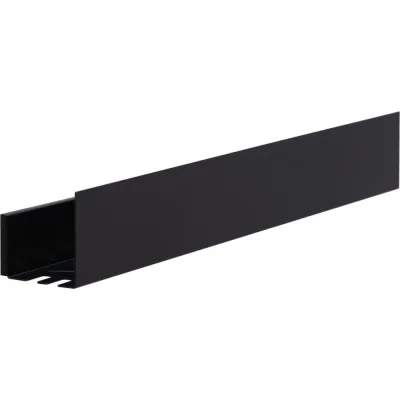 Полка Aquanet Магнум 900x120x100 мм, с крючками, черный матовый 00302222