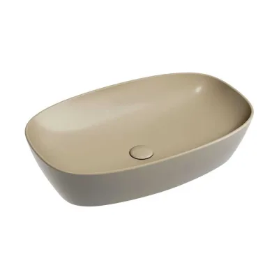 Умывальник-чаша накладная Ceramicanova Element овальная, цвет капучино матовый, 600х380х138 мм CN6049MC