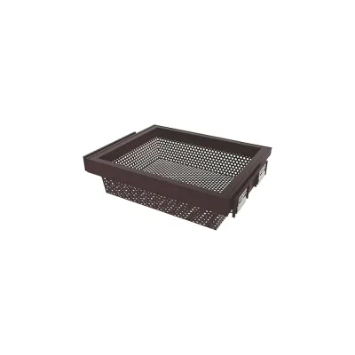 Выдвижная корзина Mebax металлическая сетка 800-420 764х420х140, коричневый 00-00001105