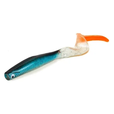 Твистеры LUCKY JOHN LJ 3D BBS Series KUBIRA FIRE TAIL 7.0in, 17.50/PG44, 1шт 140436-PG44