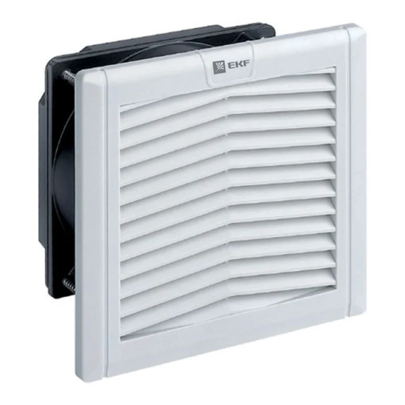 Вентилятор щитовой с фильтром EKF PROxima 176х176 мм IP54 170 м3/ч (FAN170F)