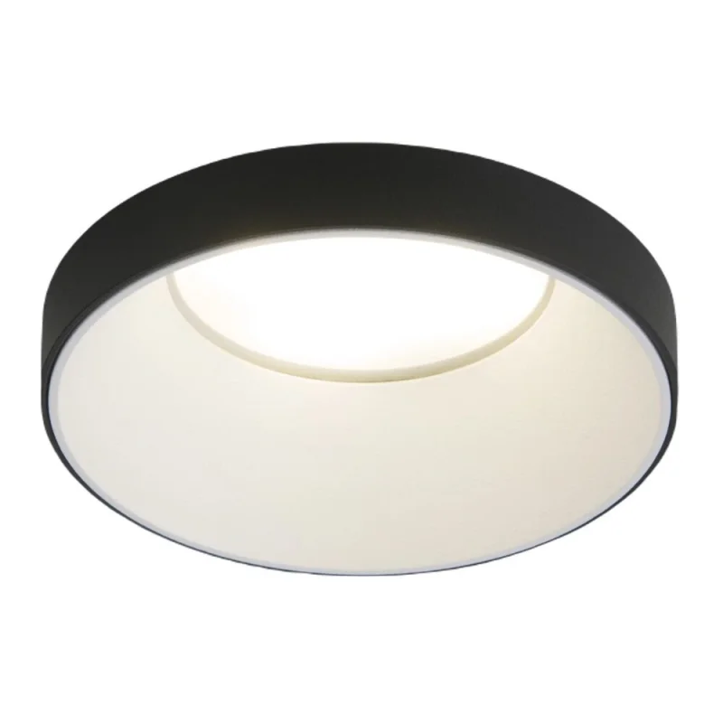 Светильник встраиваемый GU10 белый/черный 50 Вт IP20 Elektrostandard Discus (a053339)