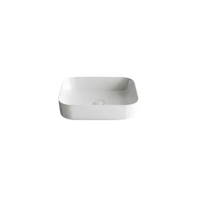 Умывальник чаша Ceramicanova Element накладная, прямоугольная, 500х390х130 мм CN6011