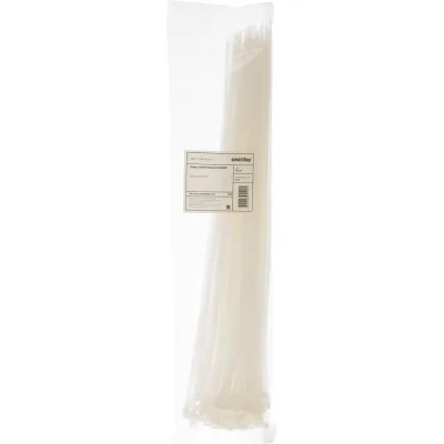 Нейлоновый хомут Smartbuy 4,8х400, белый 100 шт. SBE-CT-48-400-w