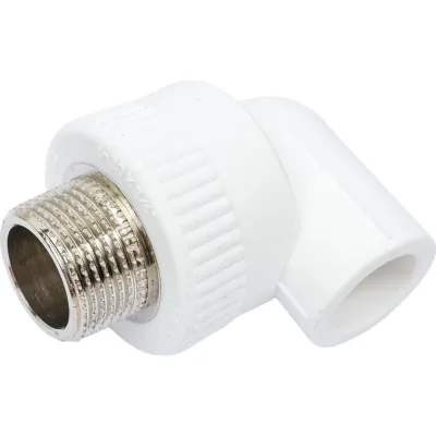 Комбинированный уголок Blue Ocean полипропиленовый, НР - 20x3/4 PPRF/ET90E(W)-20x3/4"