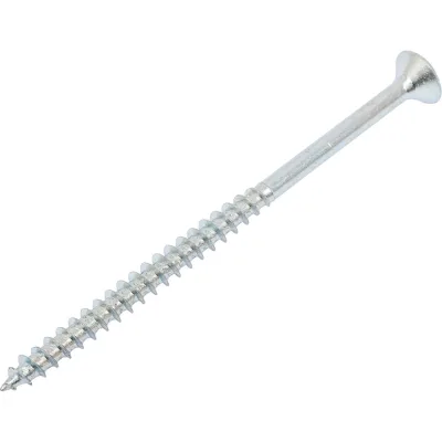 Шуруп для дерева Bohrer 6x100, универ., белый, 100 шт. SWZ-6х100-100