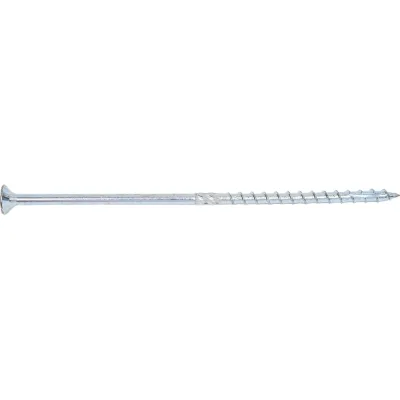 Конструкционный шуруп TULSTOR PT с потайной головкой; голубая оцинковка;TX30; 6,0 x 160 mm упак 100 шт B903029
