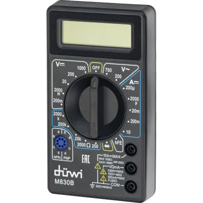 Цифровой мультиметр duwi M830B PROFI 26043 1