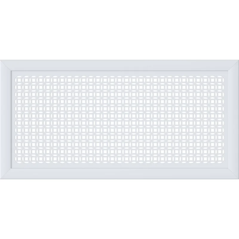 ΠΠ΅ΠΊΠΎΡΠ°ΡΠΈΠ²Π½ΡΠΉ ΡΠΊΡΠ°Π½ Π΄Π»Ρ ΡΠ°Π΄ΠΈΠ°ΡΠΎΡΠΎΠ² ΠΈ Π±Π°ΡΠ°ΡΠ΅ΠΉ Cosca Decor ΠΠΎΠ΄Π΅ΡΠ½ 600x1200 ΠΌΠΌ, Π±Π΅Π»ΡΠΉ, ΡΡΡΠ°Π½Π½Π°, Ρ ΡΠ°ΠΌΠΊΠΎΠΉ Π‘ΠΠ072546