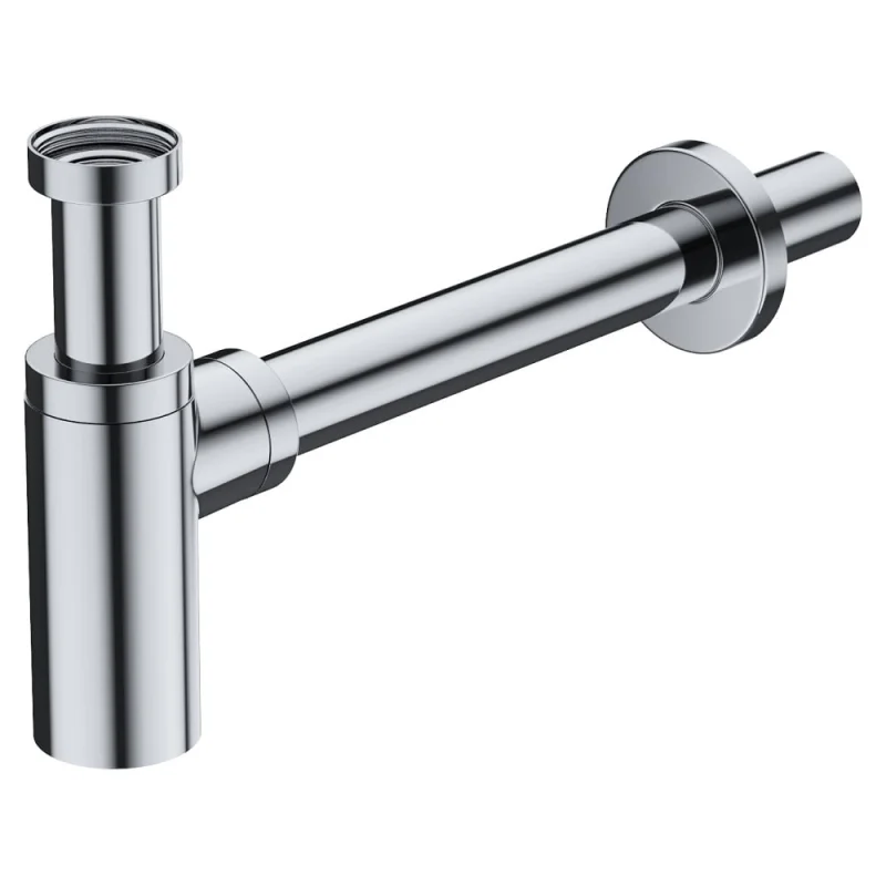Бутылочный сифон для умывальника IDDIS хром, Оптима Хоум (Optima Home), OPTSB00i84