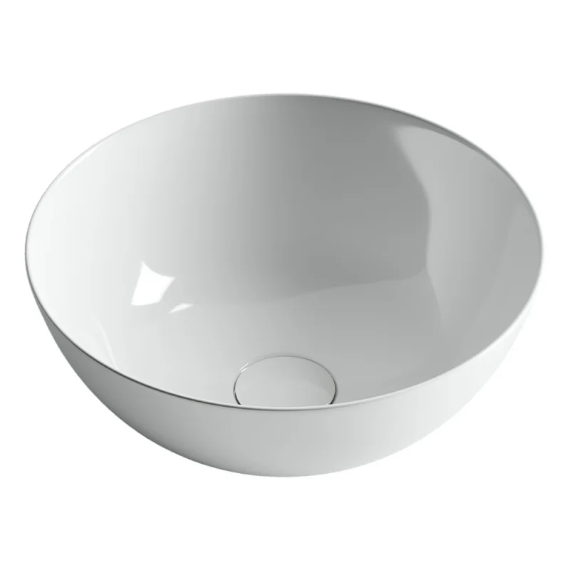 Накладной умывальник чаша Ceramicanova Element круглая, 358х358х155 мм CN6002