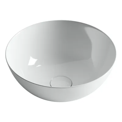 Накладной умывальник чаша Ceramicanova Element круглая, 358х358х155 мм CN6002