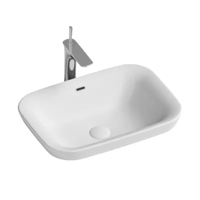 Умывальник Ceramicanova прямоугольный, встраиваемый сверху в столешницу Element 580x400x150 мм CN6041