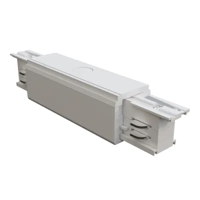 Коннектор для трехфазного шинопровода прямой Maytoni Technical Trinity белый (TRA005C-31W)