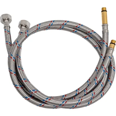 Комплект гибкой подводки для воды AV Engineering иголка м10 - гайка 1/2" 100 см AVE217100