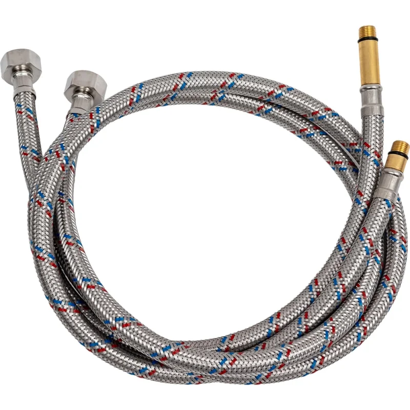 Комплект гибкой подводки для воды AV Engineering иголка м10 - гайка 1/2" 100 см AVE217100