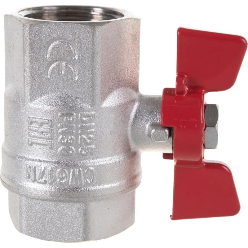 Шаровый кран IVANCI Superior ручка-бабочка, внутренняя-внутренняя резьба 1" IVC.100217.N.05
