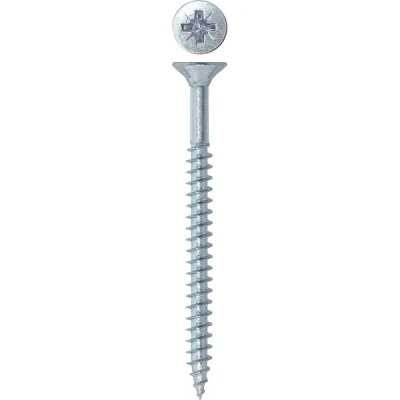 Универсальный саморез Rizzel Pz 5,0x70 белый цинк 2000 шт 00-00464359
