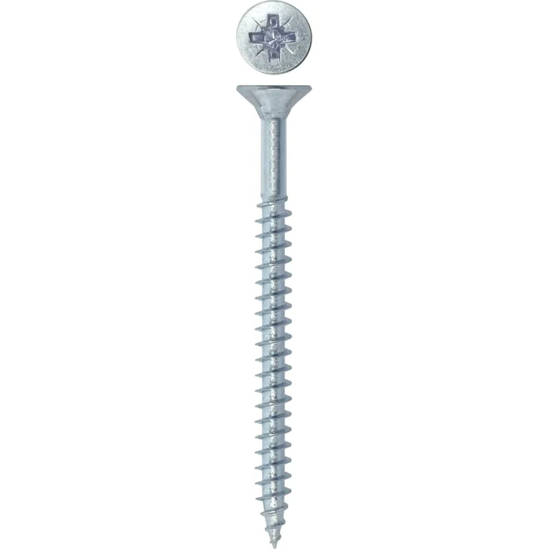 Универсальный саморез Rizzel Pz 5,0x70 белый цинк 2000 шт 00-00464359