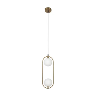 Светильник подвесной Maytoni Ring G9 50 Вт 3 кв.м латунь IP20 (MOD013PL-02BS1)