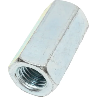 Соединительная гайка STARFIX М16, цинк, класс прочности 5.8, 2 шт. SMZ1-86969-2