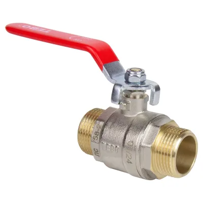 Кран шаровой TEBO полный проход НАР/НАР 1/2" ручка T-КШ.303.12.КР.CN