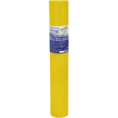 Сетка стеклотканевая фасадная Polinet 5х5мм 1х45м 145 гр/м2 270019