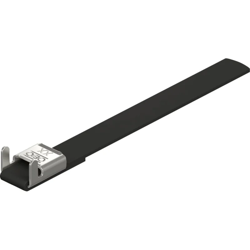 Монтажная лента OBO Bettermann SBF 15-700 A2K с фиксатором, черная, 25 шт. в упаковке 6490356