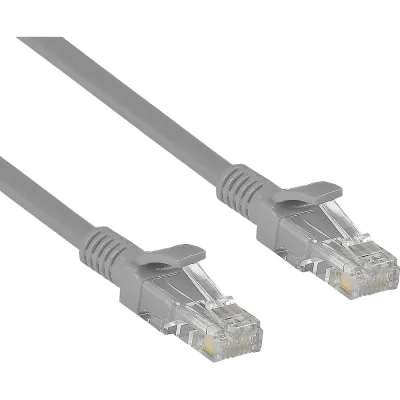 Патч-корд ExeGate UTP-RJ45-RJ45-5e-1,5M-LSZH-GY, UTP, cat.5e, 1.5м, серый 286382
