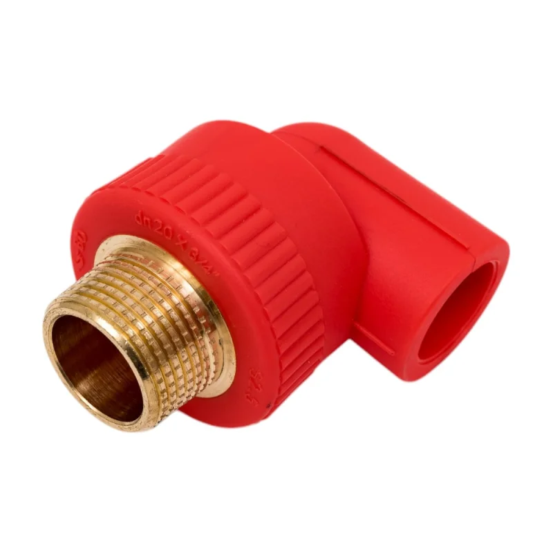 Угол Blue Ocean "Fire Secure" (нар) - 20x3/4", противопожарный полипропилен Fire-S-B1 PPRF/ET90E(R)-20 х 3/4"