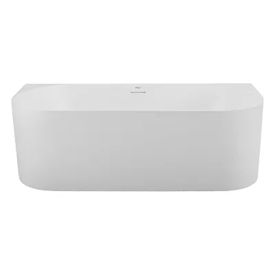 Акриловая ванна BelBagno пристенная, белая матовая BB412-1700-800-MATT