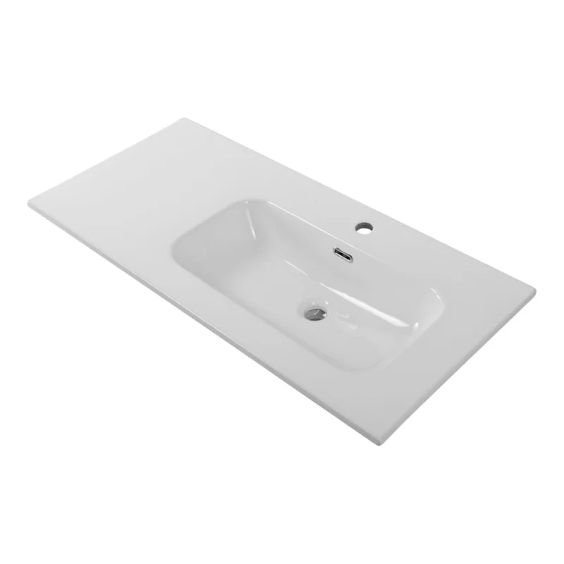 Керамическая раковина BelBagno чаша справа BB1000ETL-R