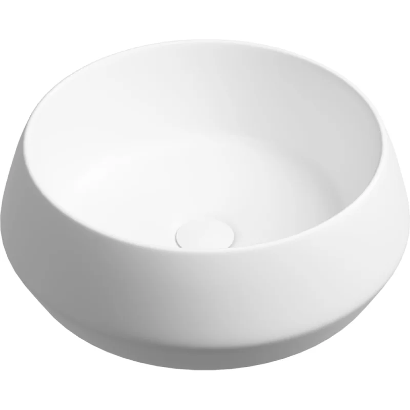 Раковина накладная Ceramicanova Maya круглая 400x400x140 белый матовый CN12004MW