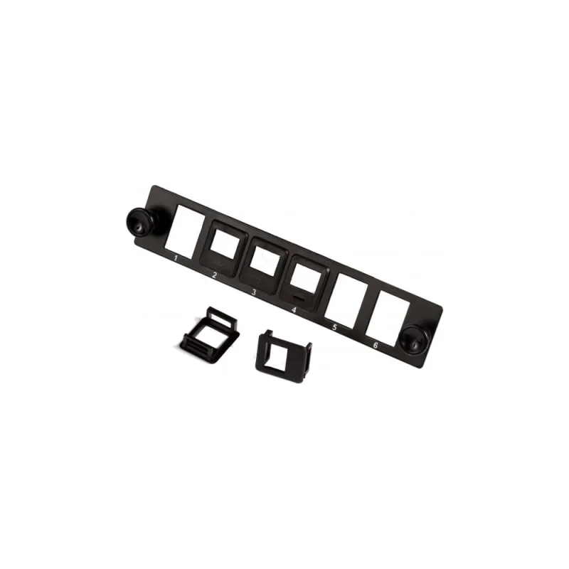 Адаптерная панель LANMASTER на 6 модулей, типа Keystone, для кросса LAN-FOB10-1P LAN-FP10-6OK