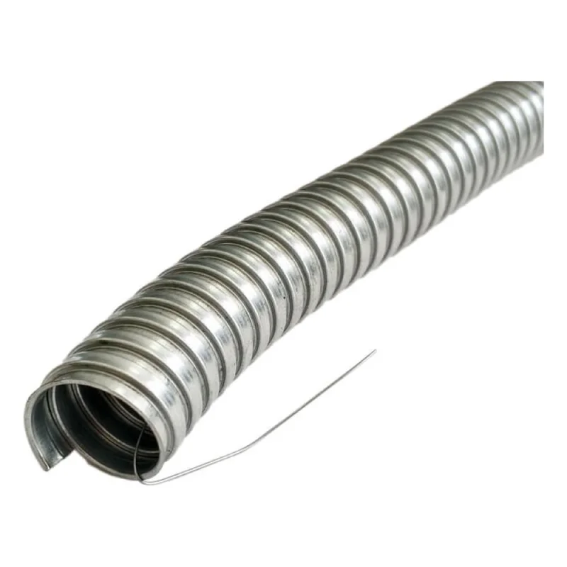 Металлорукав ГОФРОМАТИК Р3-Ц 18 (50 м/уп.) с протяжкой zeta44903