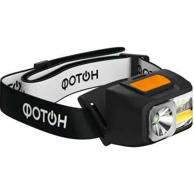 Фонарь налобный аккумуляторный светодиодный ФОТОН SA-850S (3W + 1W) 25536