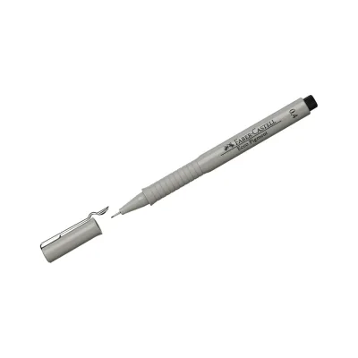 Капиллярная ручка Faber-Castell Ecco Pigment черная, 0.4 мм 166499