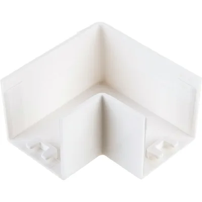 Поворот EKF 90 градусов 25х25 4 шт Plast PROxima Белый abw-25-25x4