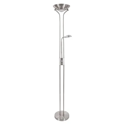 Торшер Arte Lamp E27 18,5 Вт серебро IP20 (A4329PN-2SS)