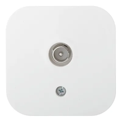 Розетка телевизионная Legrand Quteo накладная белая (782215)