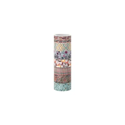 Клейкие WASHI-ленты для декора ОСТРОВ СОКРОВИЩ Микс №3, 7 цветов, рисовая бумага 661711