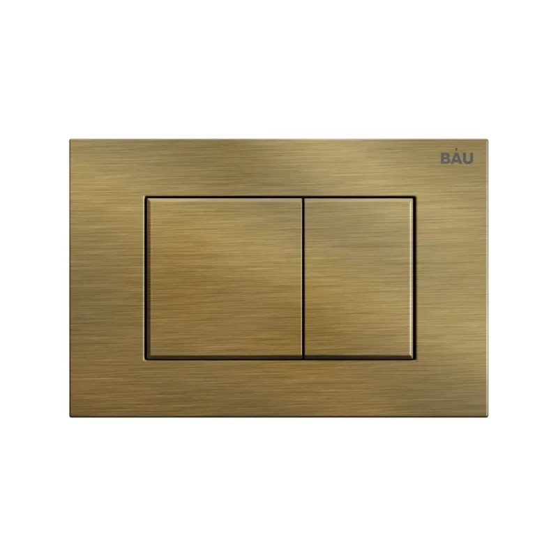 Кнопка смыва Bauedge BAU Stil для инсталляции, бронза Q00012