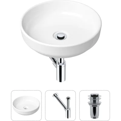Накладная раковина для ванной Lavinia Boho Bathroom Sink Slim в комплекте 3 в 1 21520167