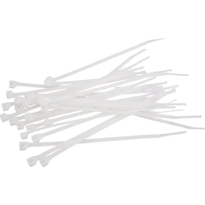 Стяжка для кабеля ZOLDER 150х3,6 мм нейлон, белая, 100 шт. HTA-3,6х150/100Б