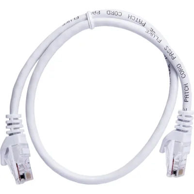 Патч-корд Netlink UTP 5е кат. литой 0,5 м БЕЛЫЙ 00000001251
