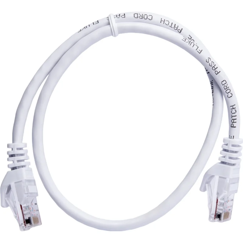 Патч-корд Netlink UTP 5е кат. литой 0,5 м БЕЛЫЙ 00000001251